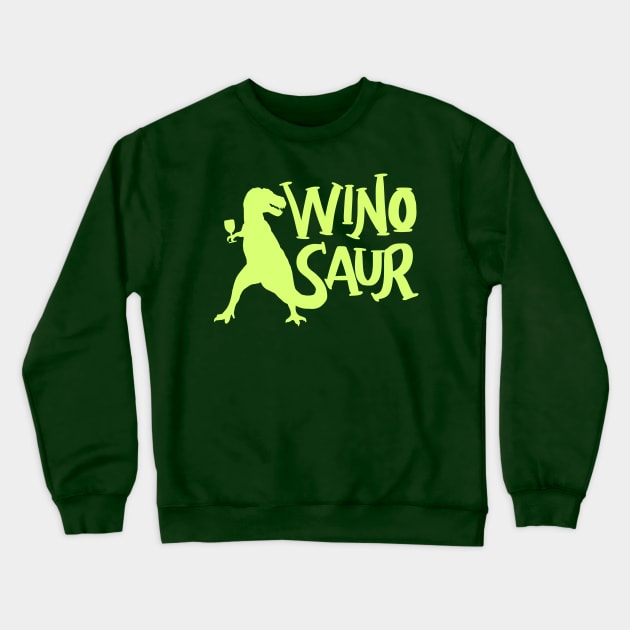 WinoSaur - Funny Wine lover shirts and gifts - T-Rex Crewneck Sweatshirt by Shirtbubble